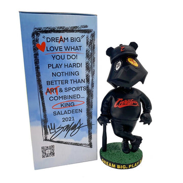 2021 King Saladeen JP Money Bear Triple Black Bobblehead